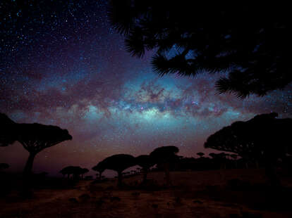 Night sky on Socotra